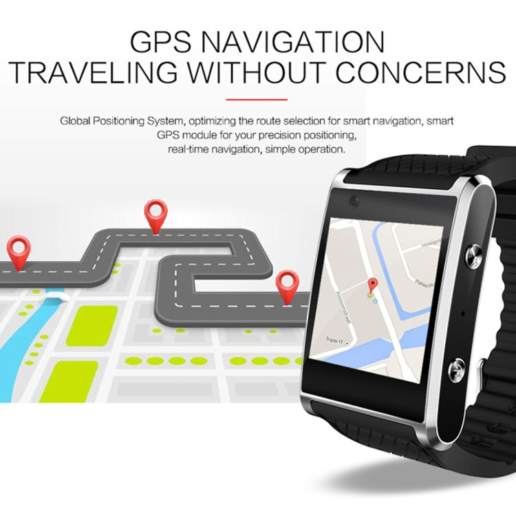 X11 Smart Watch Phone, 512MB + 4GB, 1.54 inch IPS Touch Screen, MTK6580 Quad Core 1.3GHZ, Network: 3G, Support Sleep Monitoring,  Precise Step Calculation, Camera, GPS, Bluetooth