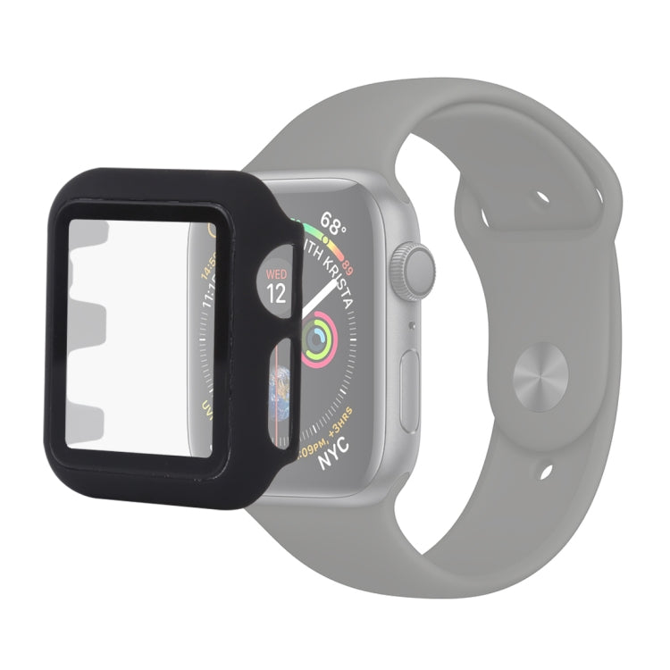 PC + Glass Protective Case for Apple Watch Series 3 & 2 & 1 42mm(Black)