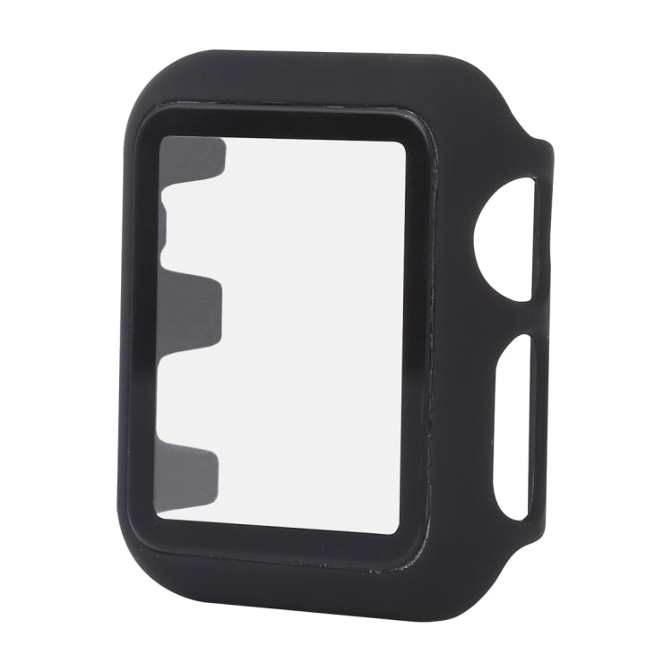 PC + Glass Protective Case for Apple Watch Series 3 & 2 & 1 42mm(Black)