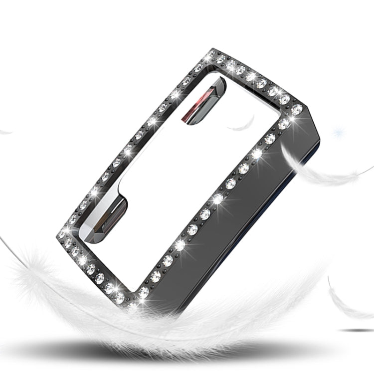 For Fitbit Charge 3 PC Diamond Watch Case