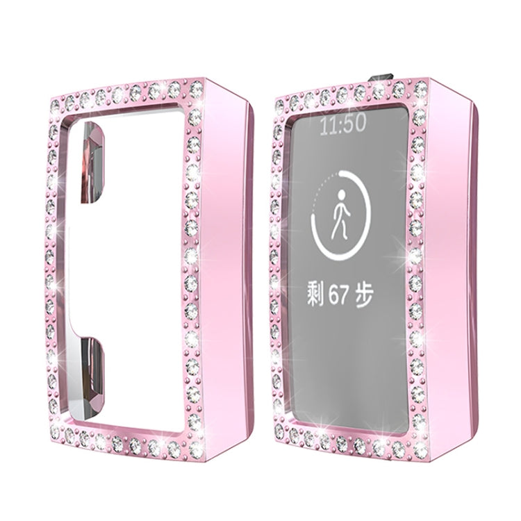 For Fitbit Charge 3 PC Diamond Watch Case