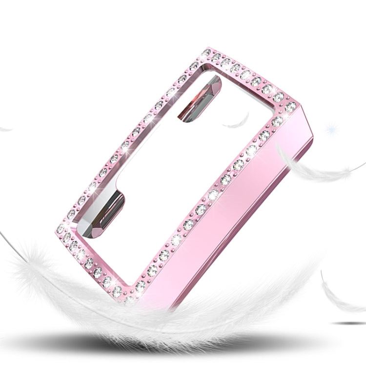 For Fitbit Charge 3 PC Diamond Watch Case