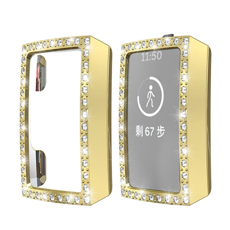 For Fitbit Charge 3 PC Diamond Watch Case