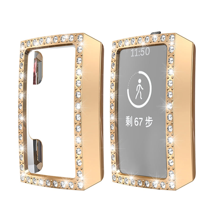 For Fitbit Charge 3 PC Diamond Watch Case