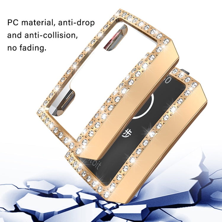 For Fitbit Charge 3 PC Diamond Watch Case