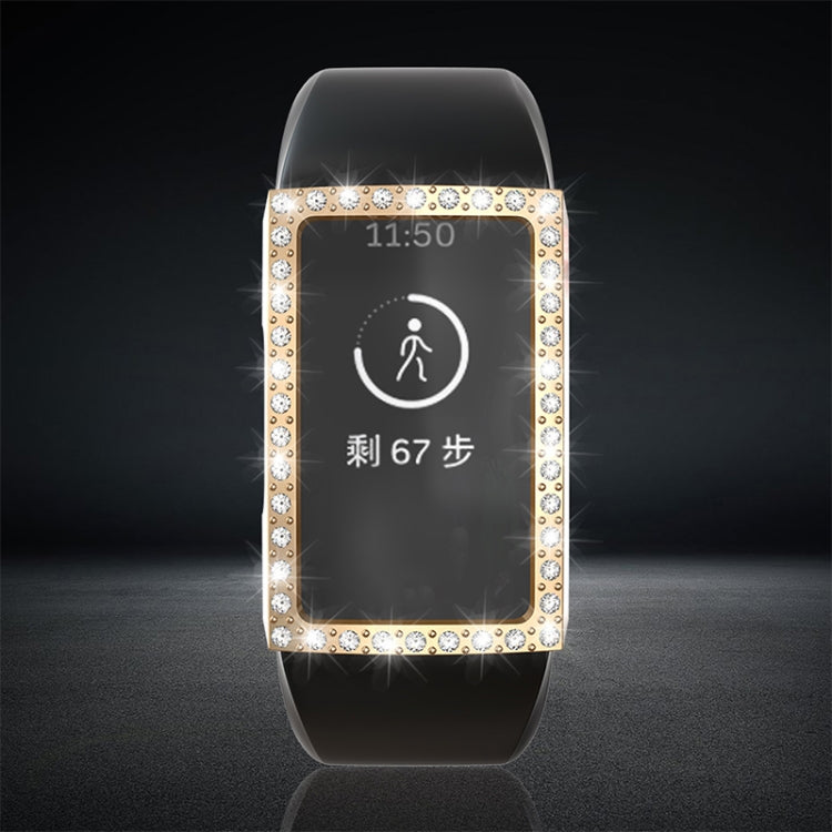 For Fitbit Charge 3 PC Diamond Watch Case