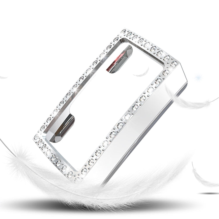 For Fitbit Charge 3 PC Diamond Watch Case