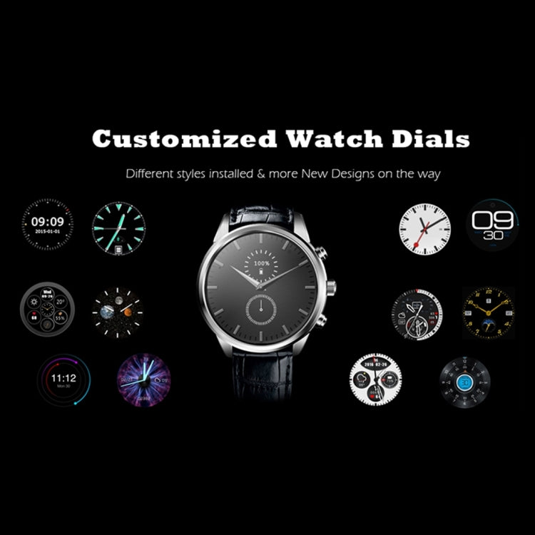 X5 Plus Smart Watch Phone, 1GB+8GB, 1.39 inch OLED Screen Android 5.1 MTK6580 Quad Core, Genuine Cowhide Leather Watch Band, Network: 3G, Support Heart Rate Monitor & Pedometer & GPS & WiFi & Bluetooth
