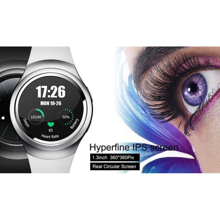 X3 Plus Smart Watch Phone, 1GB+16GB, 1.3 inch IPS Screen Android 5.1 MTK6580 Quad Core 1.3GHz, Silicone Watch Band, Network: 3G, Support Heart Rate Monitor & Pedometer & GPS & WiFi & Bluetooth