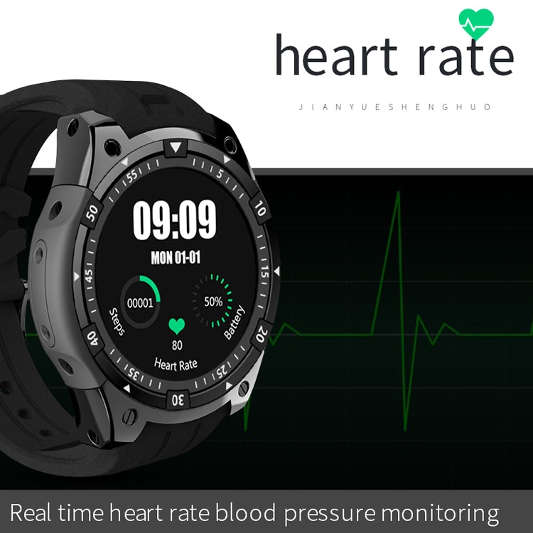 X100 Smart Watch Phone, 512MB+8GB, 1.3 inch IPS Screen Android 5.1 MT6580A Quad Core 1.3GHz, Silicone Watch Band, BT4.0 Bluetooth, Network: 3G, Support Heart Rate Monitor & Pedometer & GPS & WiFi & G-sensor