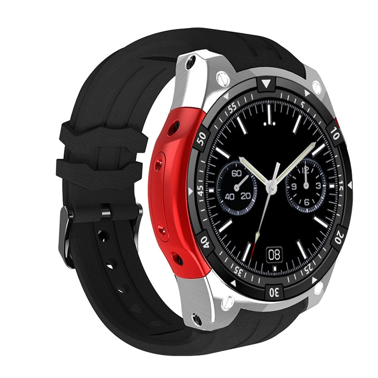 X100 Smart Watch Phone, 512MB+8GB, 1.3 inch IPS Screen Android 5.1 MT6580A Quad Core 1.3GHz, Silicone Watch Band, BT4.0 Bluetooth, Network: 3G, Support Heart Rate Monitor & Pedometer & GPS & WiFi & G-sensor
