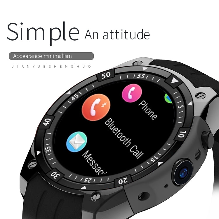 X100 Smart Watch Phone, 512MB+8GB, 1.3 inch IPS Screen Android 5.1 MT6580A Quad Core 1.3GHz, Silicone Watch Band, BT4.0 Bluetooth, Network: 3G, Support Heart Rate Monitor & Pedometer & GPS & WiFi & G-sensor