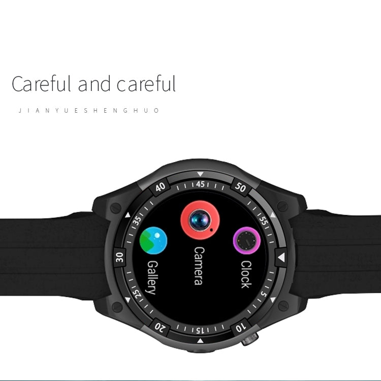 X100 Smart Watch Phone, 512MB+8GB, 1.3 inch IPS Screen Android 5.1 MT6580A Quad Core 1.3GHz, Silicone Watch Band, BT4.0 Bluetooth, Network: 3G, Support Heart Rate Monitor & Pedometer & GPS & WiFi & G-sensor
