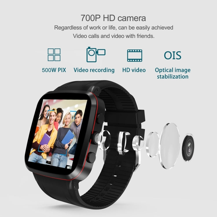 N8 Smart Watch Phone, 1GB+8GB, 1.54 inch IPS Screen Android 5.1 MTK6580 Quad Core 1.3GHz, Silicone Watch Band, Bluetooth4.0, Network: 3G, Support Heart Rate Monitor & Pedometer & GPS & WiFi & Music