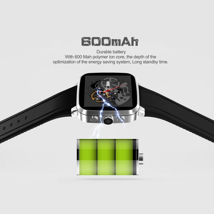 N8 Smart Watch Phone, 1GB+8GB, 1.54 inch IPS Screen Android 5.1 MTK6580 Quad Core 1.3GHz, Silicone Watch Band, Bluetooth4.0, Network: 3G, Support Heart Rate Monitor & Pedometer & GPS & WiFi & Music