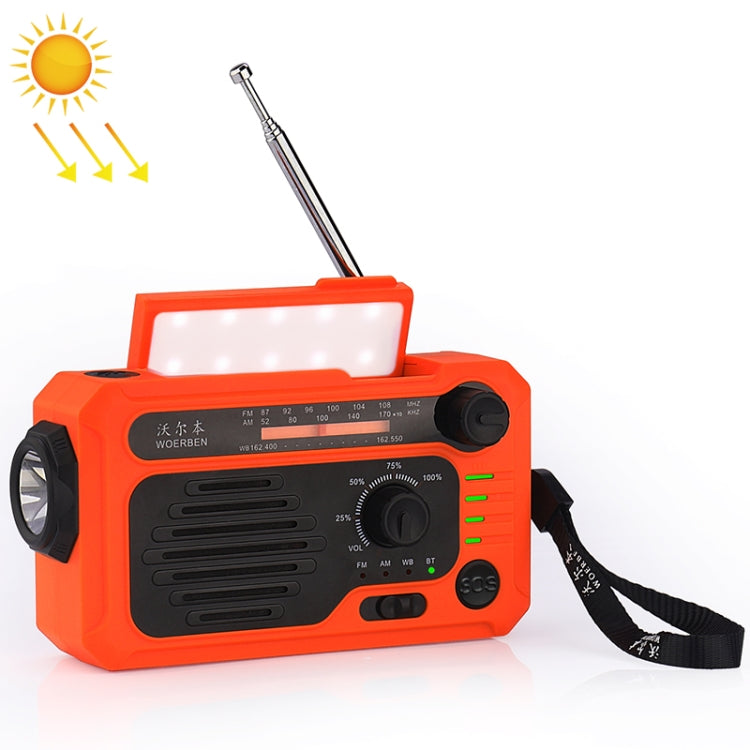 KK-228 Multifunctional Solar Power Hand Generator Radio Outdoor Emergency Disaster Prevention