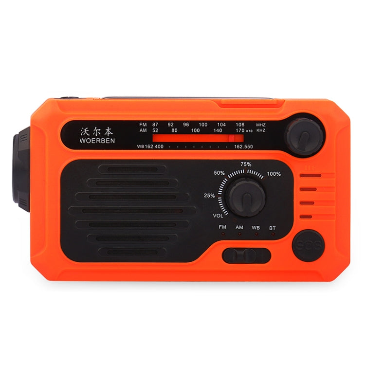 KK-228 Multifunctional Solar Power Hand Generator Radio Outdoor Emergency Disaster Prevention