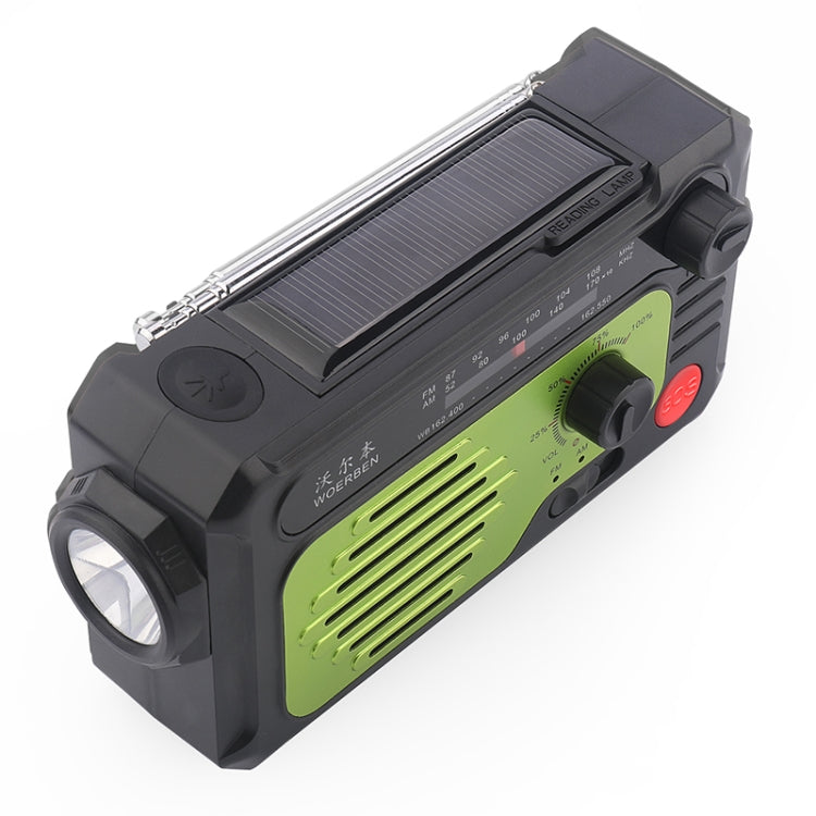 KK-228 Multifunctional Solar Power Hand Generator Radio Outdoor Emergency Disaster Prevention