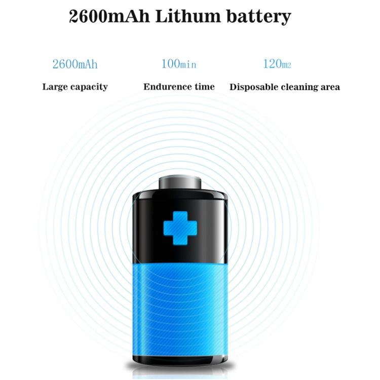 iiutec-V2 1200Pa Large Suction Self-rechargeable Smart Household Vacuum Cleaner Clean Robot, Support Phone APP Control