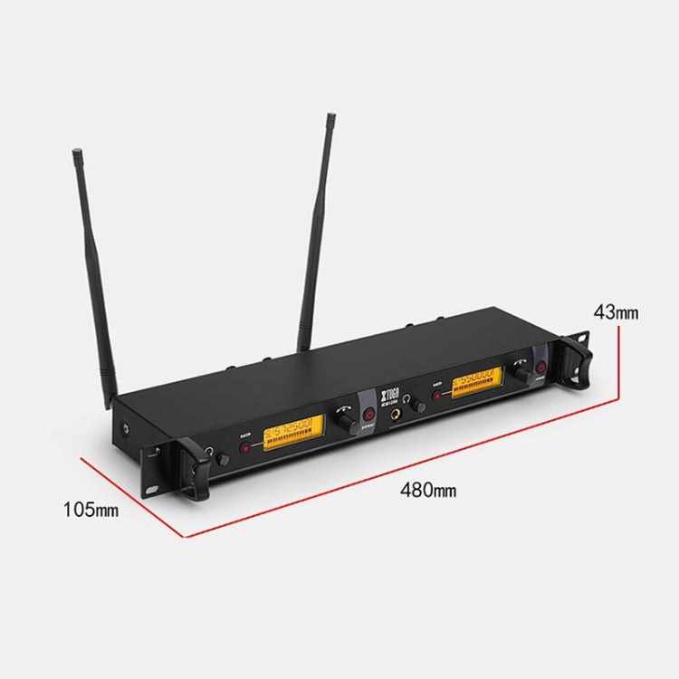 XTUGA IEM1200 Wireless Transmitter Stage Singer Ear Monitor System
