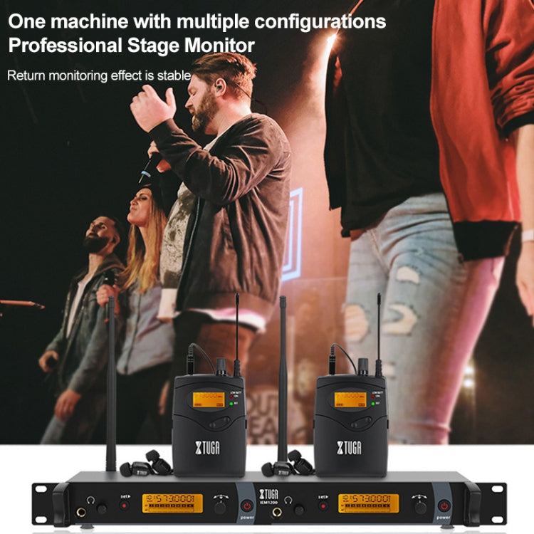XTUGA IEM1200 Wireless Transmitter Stage Singer Ear Monitor System