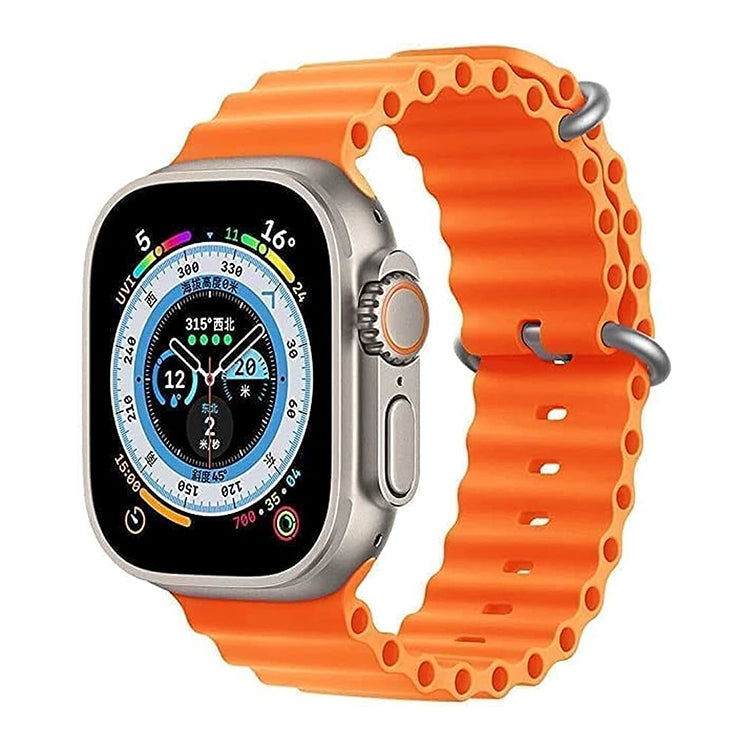 T800 Ultra 1.99 inch Ocean Silicone Band Smart Watch Support Heart Rate / ECG