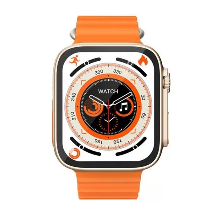 T800 Ultra 1.99 inch Ocean Silicone Band Smart Watch Support Heart Rate / ECG
