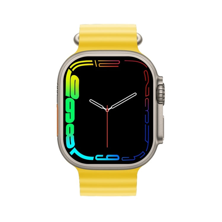 T800 Ultra 1.99 inch Ocean Silicone Band Smart Watch Support Heart Rate / ECG