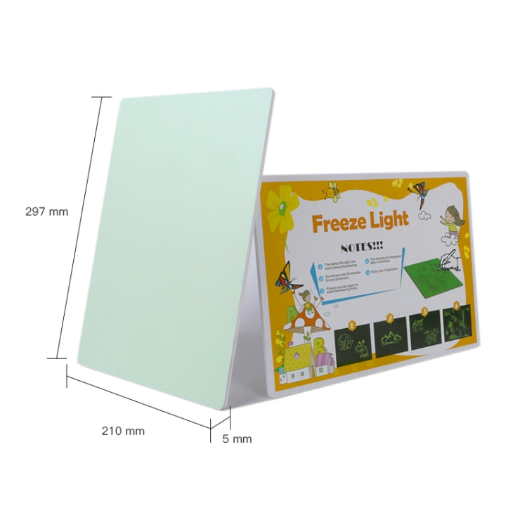 Puzzle Drawing Toys Sketchpad Children Drawing Board Graffiti Non Magnetic Fluorescent Drawing Board