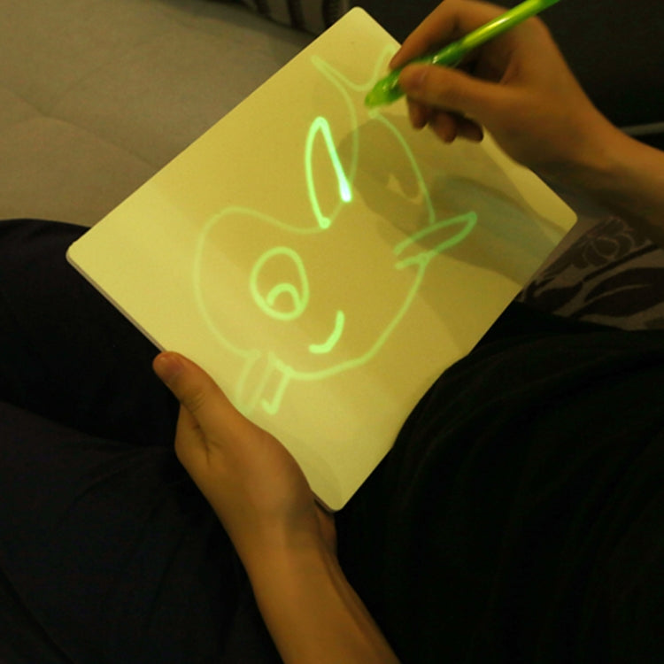 Puzzle Drawing Toys Sketchpad Children Drawing Board Graffiti Non Magnetic Fluorescent Drawing Board