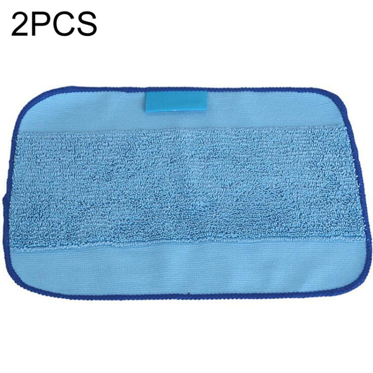 2 PCS Reusable Replacement Microfiber Mopping Cloth Dry / Wet Rag for irobot 380t / 320 / 4200 / 5200c