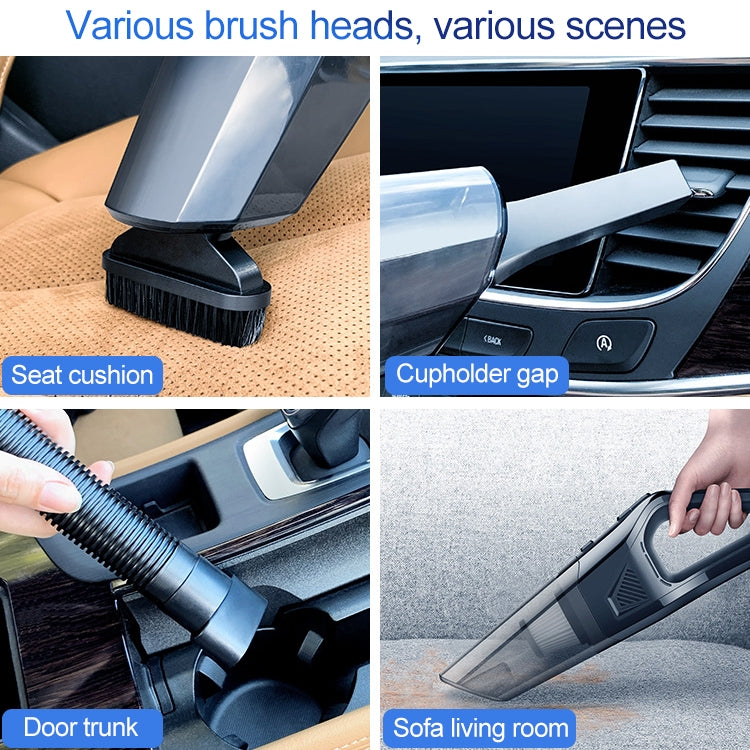 Car / Household Wireless Portable 120W Handheld Powerful Vacuum Cleaner