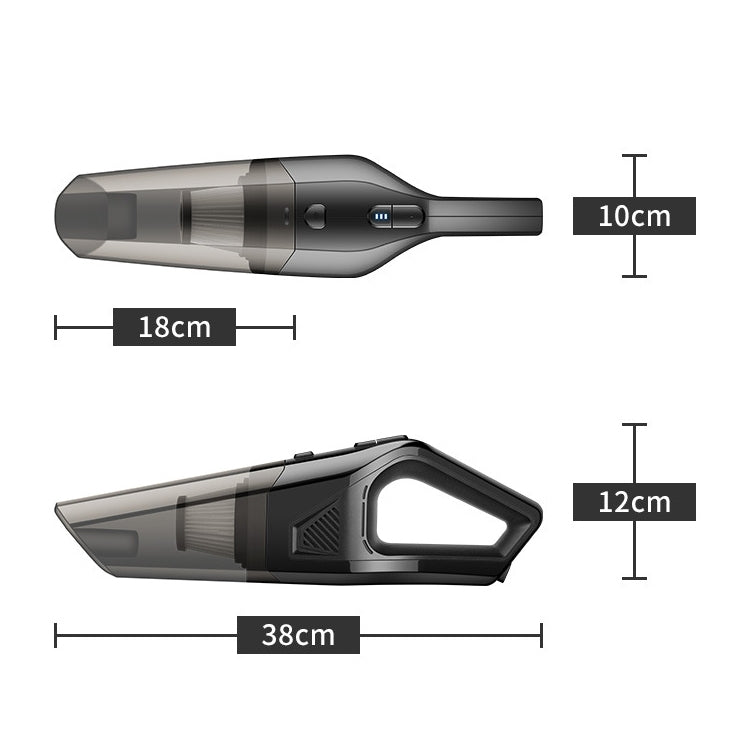 Car / Household Wireless Portable 120W Handheld Powerful Vacuum Cleaner