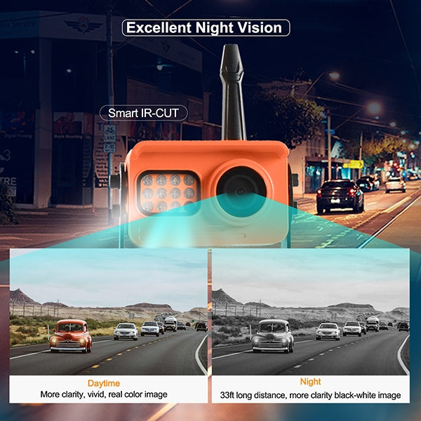 CS11A 7 inch IP69K Waterproof Car Digital Wireless Rear-view Monitor