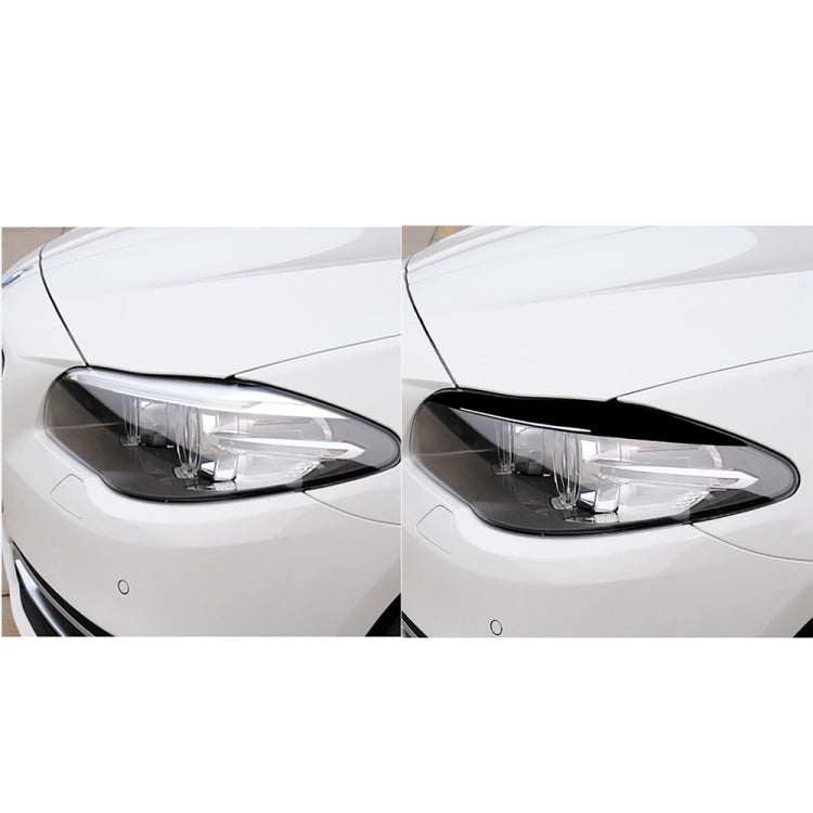 For BMW 5 Series F10 2010-2013 Car Lamp Eyebrow Decorative Sticker,Left and Right Drive Universal