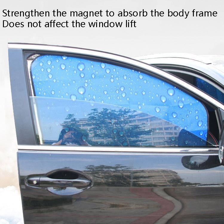 4 in 1 R-2938 Single-Layer Sun Protection Magnetic Car Curtain Vehicle Water Drop Sunshade