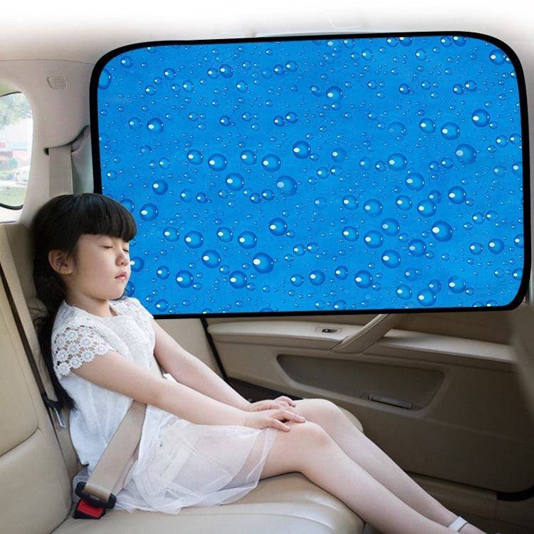 4 in 1 R-2938 Single-Layer Sun Protection Magnetic Car Curtain Vehicle Water Drop Sunshade