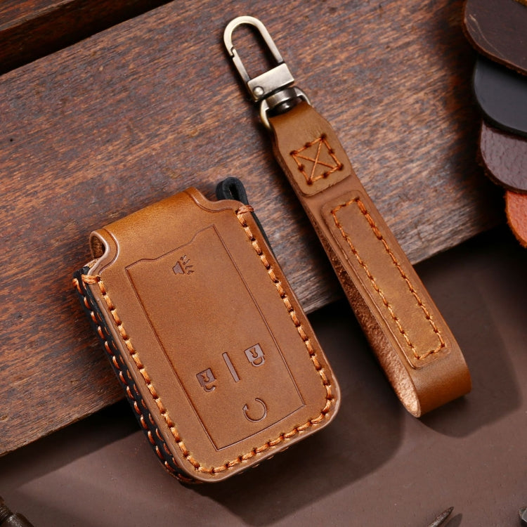 For Chevrolet GMC / Colorad 4-button C159 Car Key Leather Protective Case