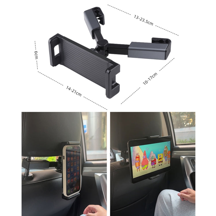 Rear Seat Car Holder Phone Tablet Bracket(Black)