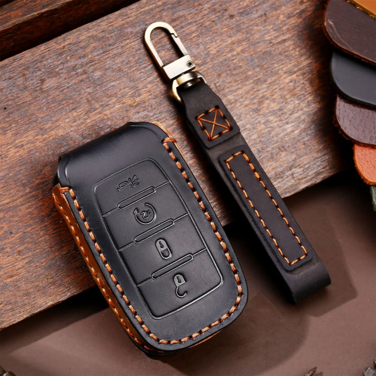 For Dodge Ram 4-button C161 Car Key Leather Protective Case