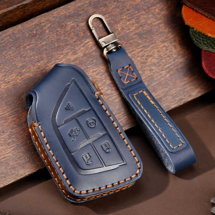 For Cadillac / CT5 / CT6 / XT6 C088 Car Key Leather Protective Case