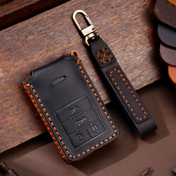 For Cadillac 4-button C090 Car Key Leather Protective Case