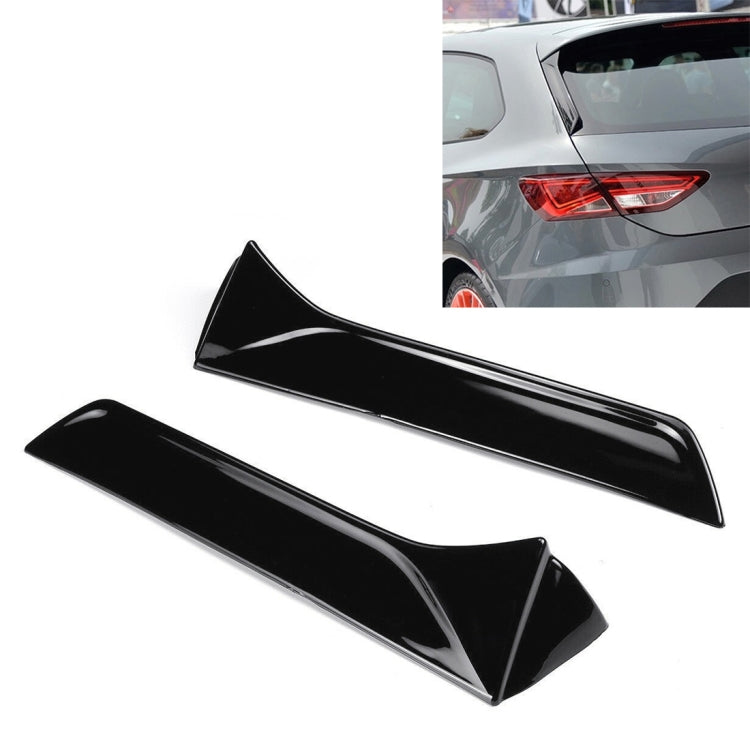 For Renault / Seat Car Black Window Side Spoiler Wing