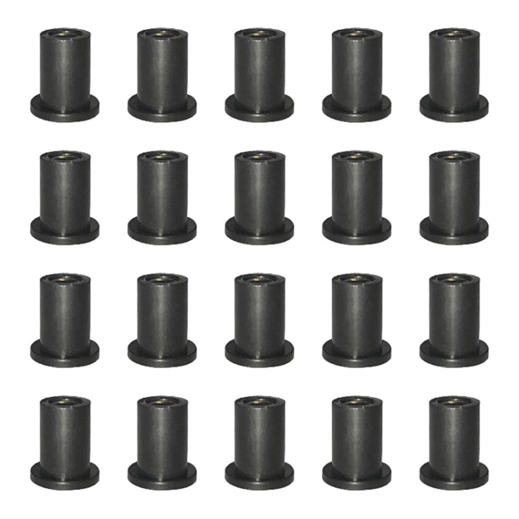 20 in 1 M4 Universal Motorcycle Windshield Brass Nuts