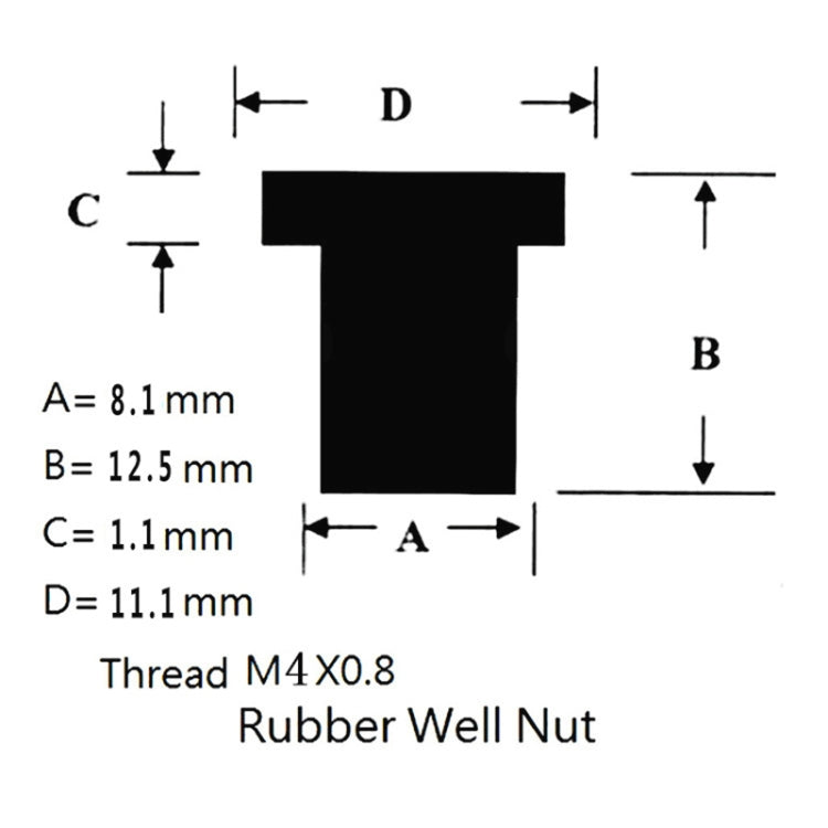 20 in 1 M4 Universal Motorcycle Windshield Brass Nuts