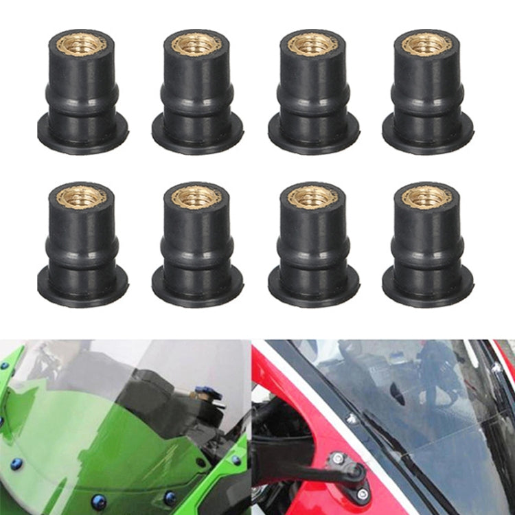 20 in 1 M5 Universal Motorcycle Windshield Brass Nuts