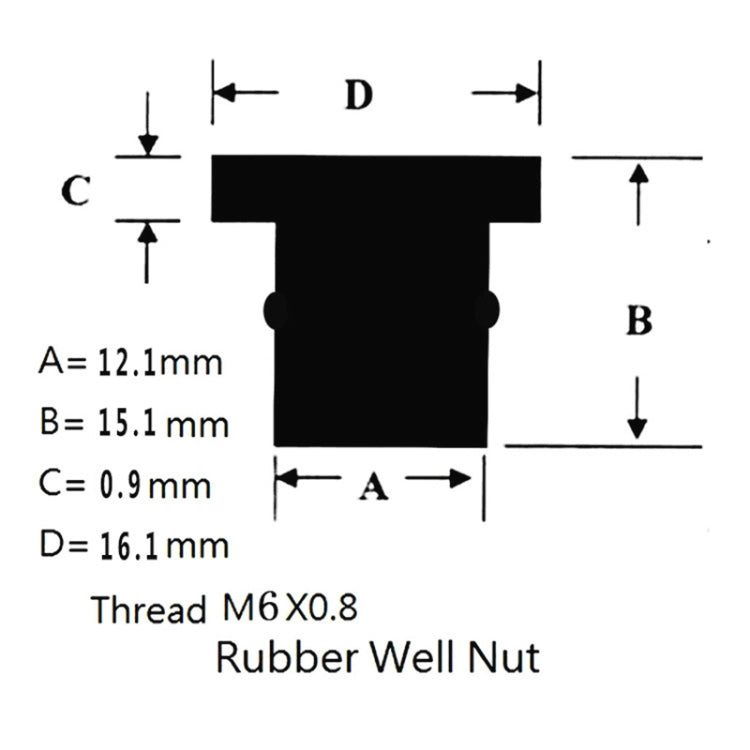 20 in 1 M6 Universal Motorcycle Windshield Brass Nuts