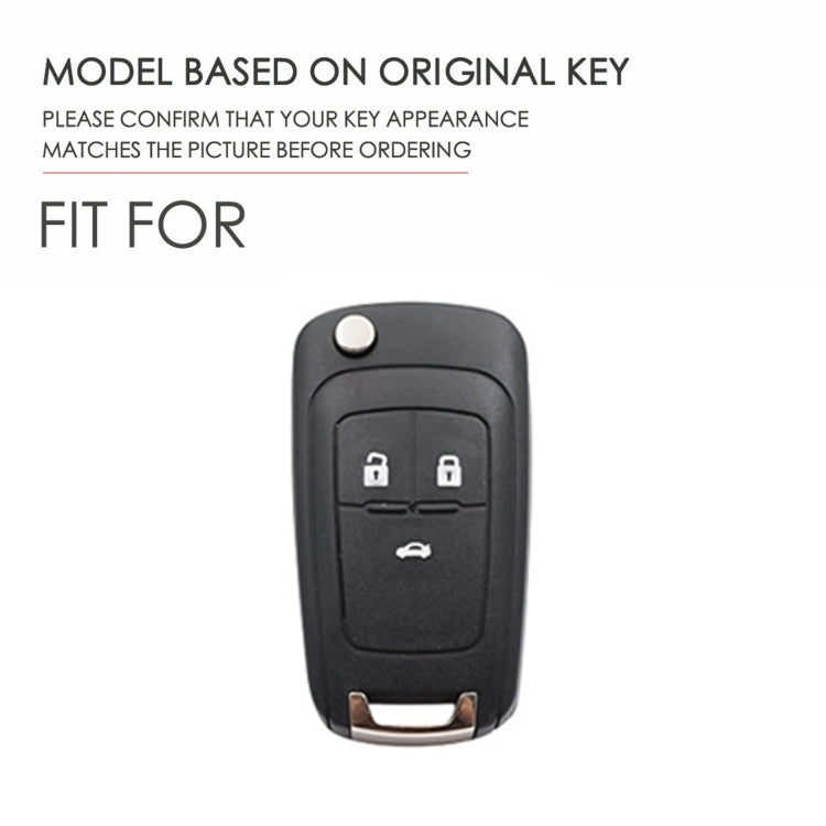 For Chevrolet Folding Hallmo Car Cowhide Leather Key Protective Cover Key Case