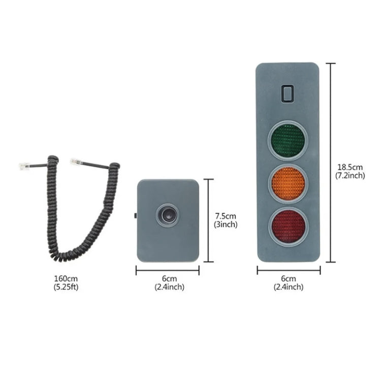 Car LED Traffic Light Anti-collision Smart Parking Device