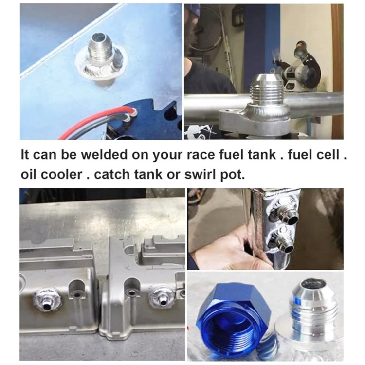 AN4 Car Oil Pipe Joint Breathable Pot Connector